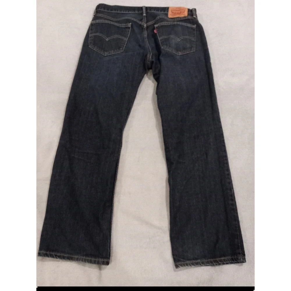 Mens Levi's 559 Dark Wash Denim Blue Jeans Red Tab 34x30